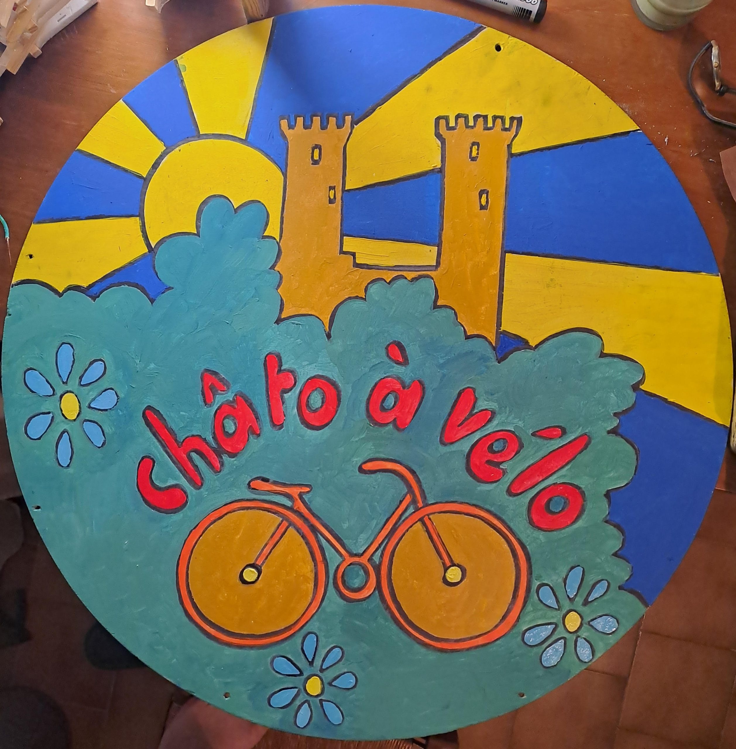 château à vélo et autres roues libres